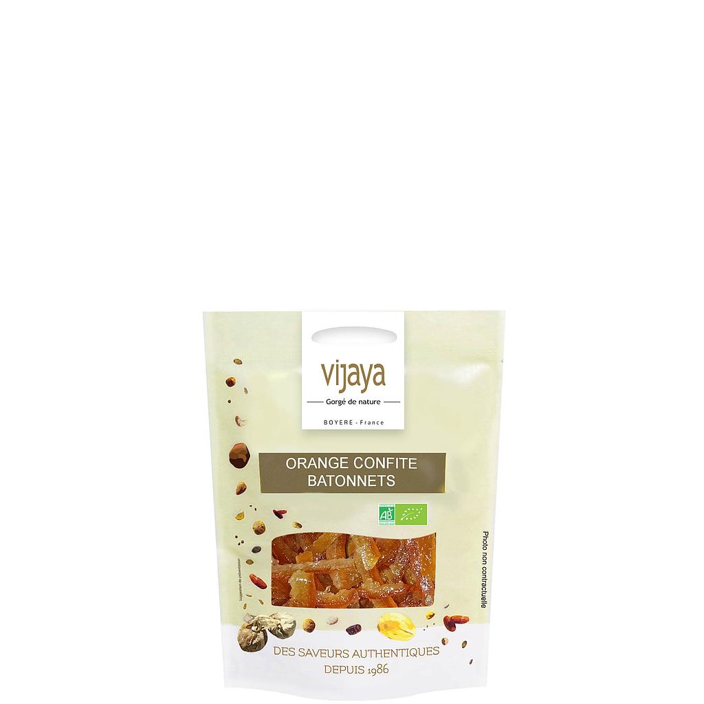 Ecorce d'Orange Confite - Bâtonnets - 125g - Bio*