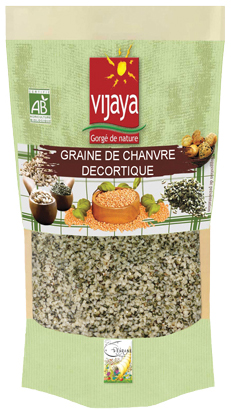 Graine de Chanvre Décortiquée - FRANCE - 500g - Bio*