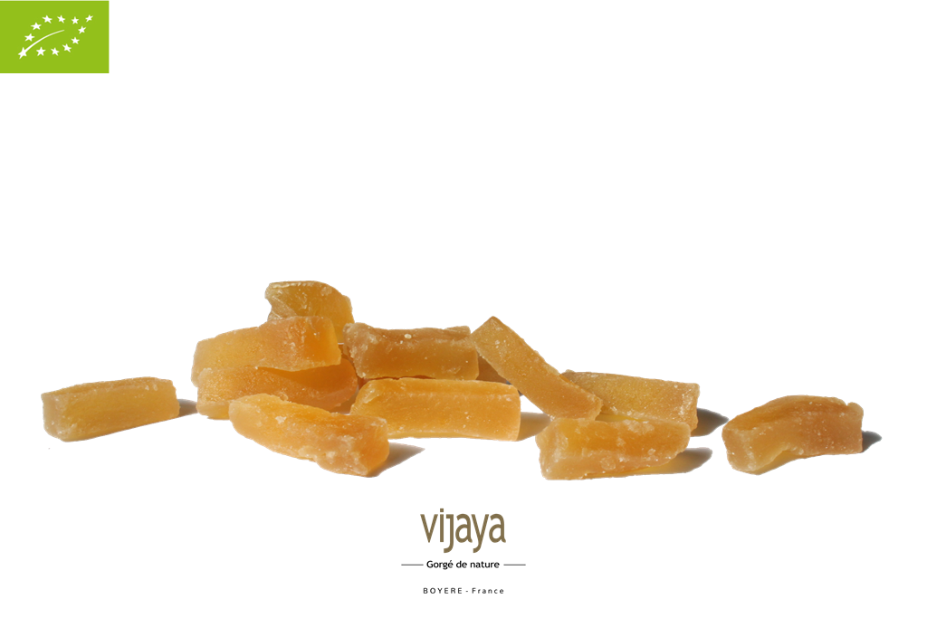 Gingembre Confit Sans enrobage-Bâton-CHINE- 5 Kg-Bio* &amp; Equitable